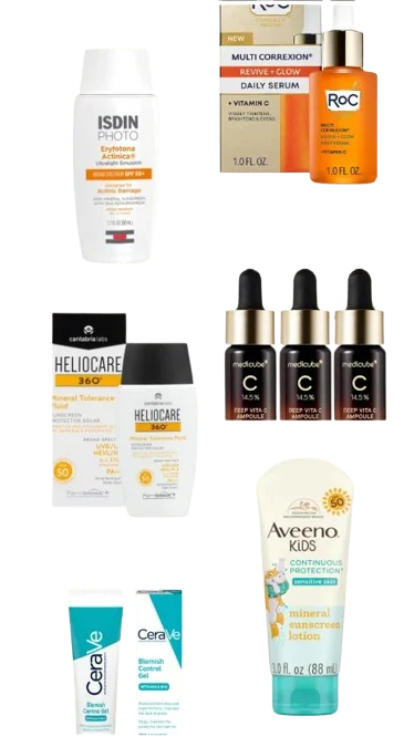 Featured skincare products
