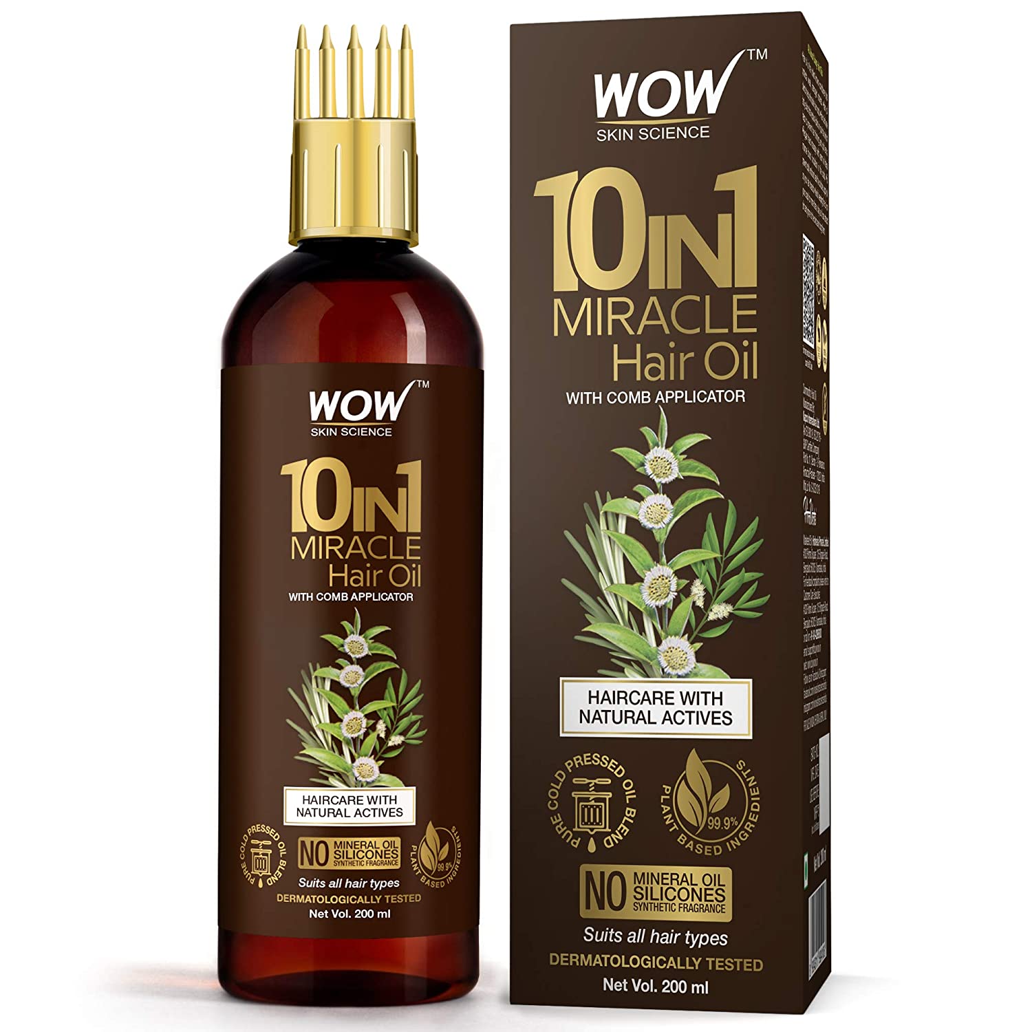 Wow 10 in 1 Miracle Hair Oil - Dermatocare