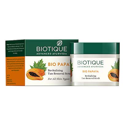 Biotique Papaya Tan Removal Brightening & Revitalizing Face Scrub