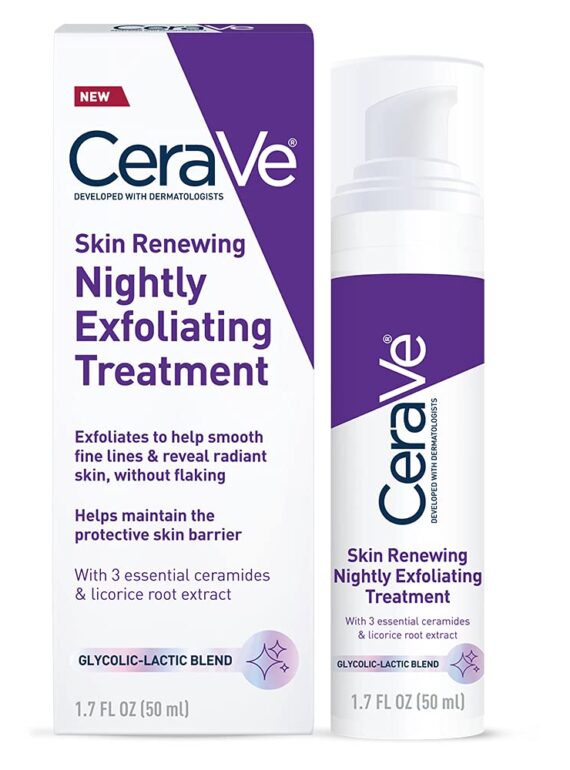 CeraVe nightly exfoliating treatment