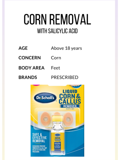 Corn removing liquis