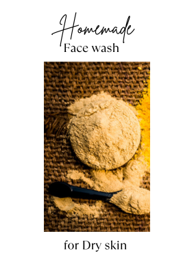 Homemade face wash for dry skin