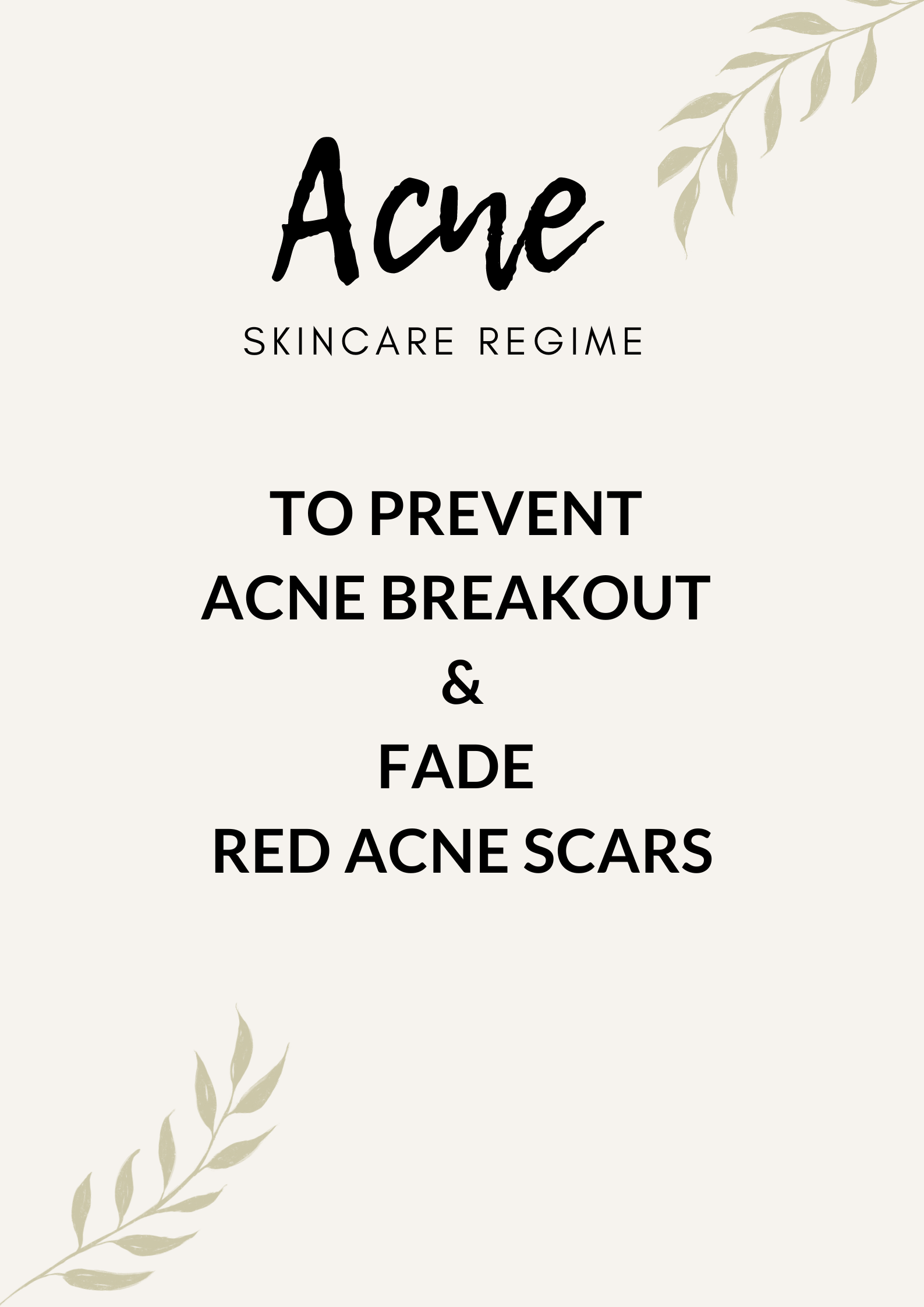 Red acne scars treatment - Dermatocare