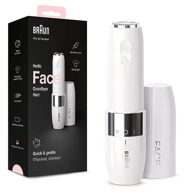 Braun Mini Facial Hair Remover Review and How to use it 