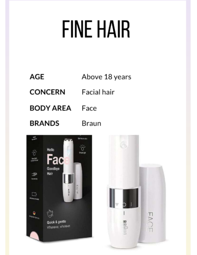 Braun hair remover mini