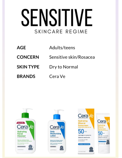 LCera Ve senstive skin care