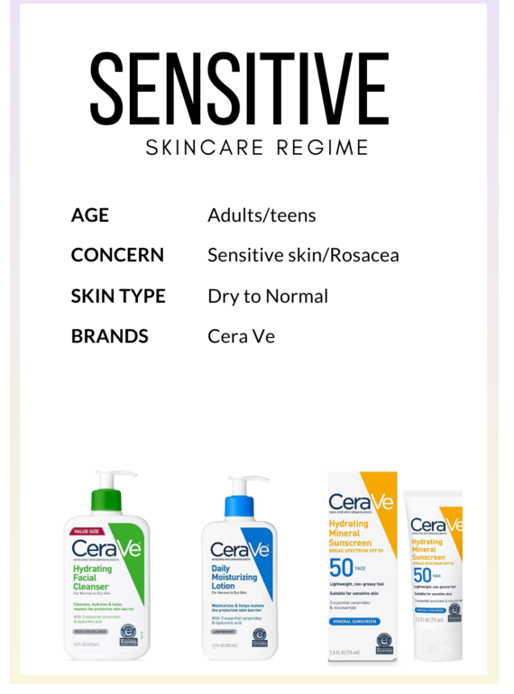 LCera Ve senstive skin care