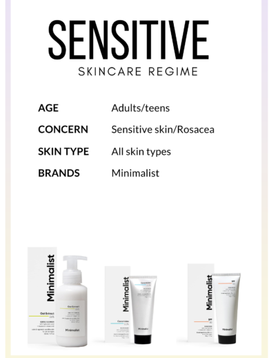 Minimalsit senstive skin care