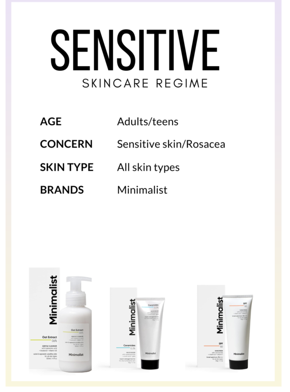 Minimalsit senstive skin care