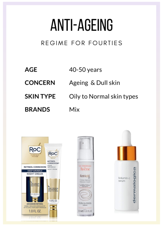 anti-ageing 40s