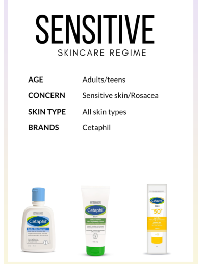 cetaphil senstive skin care