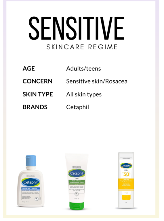 cetaphil senstive skin care