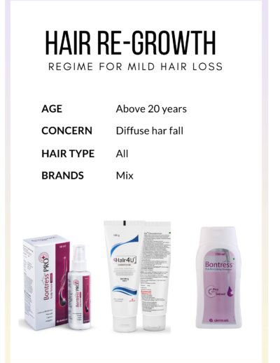 bontress hair regrowth regime