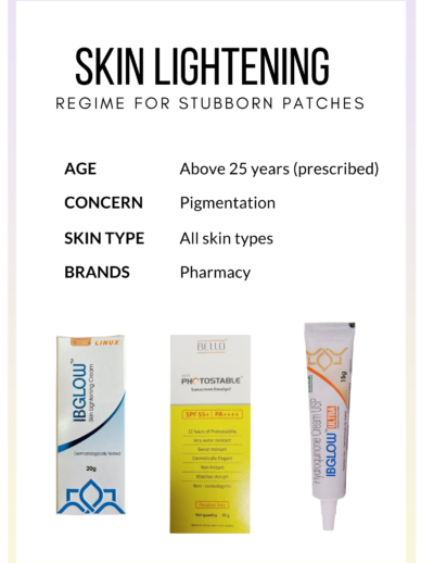 prescribed-ibglow-skin-lightening-regime