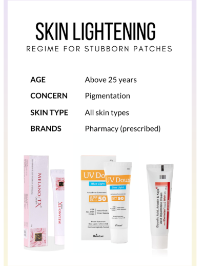 prescribed skin lightening demelan