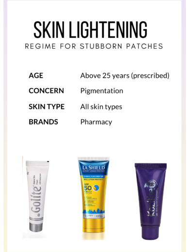 prescribed-skin-lightening-regime